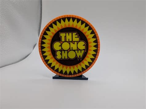 Free Stl File The Gong Show Coaster 👾 3mf・3d Printing Design To