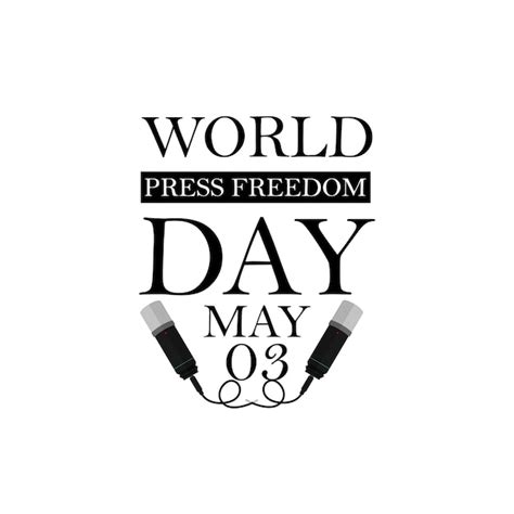 Premium Vector A Poster For World Press Freedom Day May 02