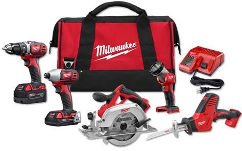 Milwaukee M18 5-tool combo kit for $299, free shipping - Clark Deals