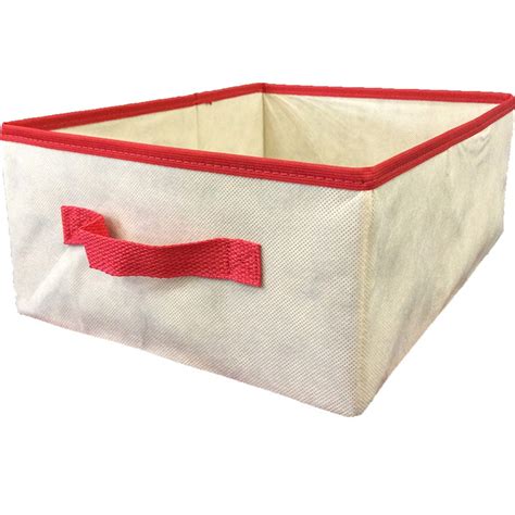 Caixa organizadora de Tecido OrganiBox Alça de 28x15x38cm Shopee