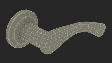 Steel Arc Door Handles 3d Model 15 3ds Blend C4d Fbx Max Ma