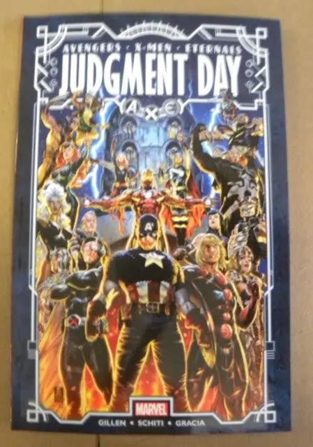 Marvel 2023 Axe Avengers X Men Eternals Judgment Day Tpb New Reg 35 £