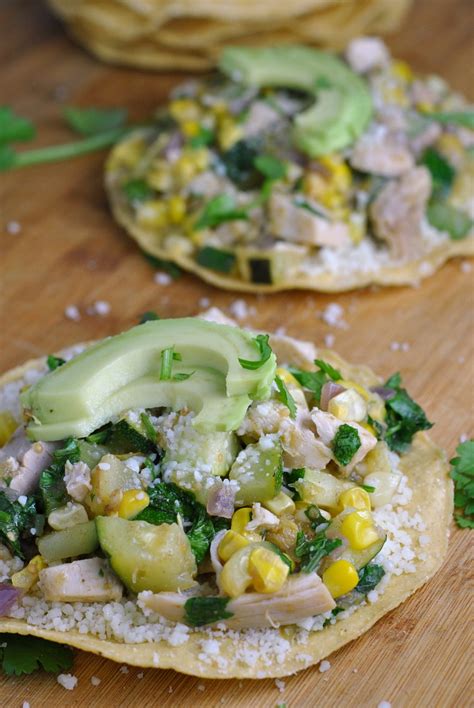 Chicken Summer Vegetable Tostadas Weekly Menu Prevention Rd