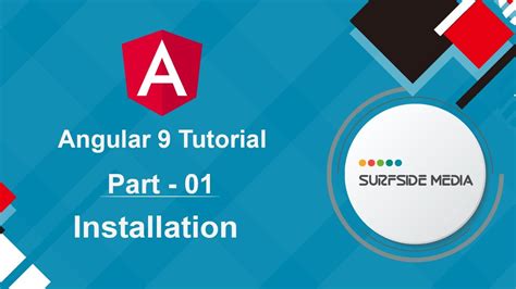 Angular Tutorial Installation Youtube