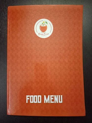 Chennai Restaurant Menu Card Printing Service At Rs Piece In