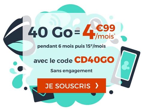 Forfait Cdiscount Mobile Go Mois Pendant Mois Sans Engagement