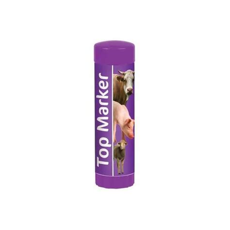 Crayon Marqueur Pour Animaux Violet 60mL Rotatif Avec Bouchon Feutre