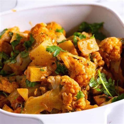 Indian Aloo Gobi Recipe Veena Azmanov