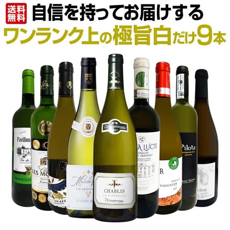 第25弾 自信を持ってお届けするワンランク上の極旨白ワイン Wine だけ9本セット Set Set0035zzz025 東京ワイン