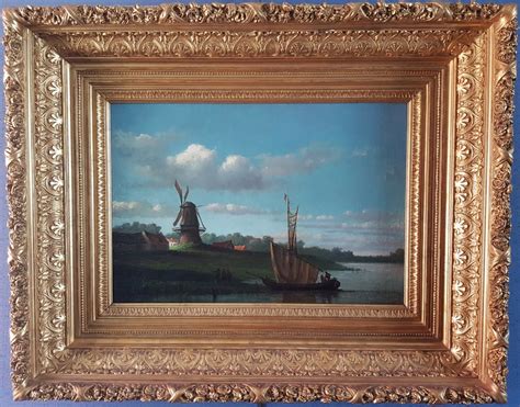 Proantic Oil On Canvas Xix Century