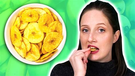 Irish People Try Plantain Snacks Youtube