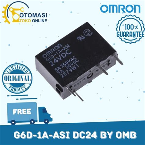 Jual Omron Emc Relay G6d 1a Asi Dc24 By Omb Jakarta Barat Toko