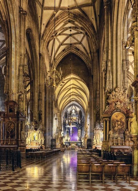 Interior St. Stephen S Cathedral(Stephansdom) the Mother Church of the ...