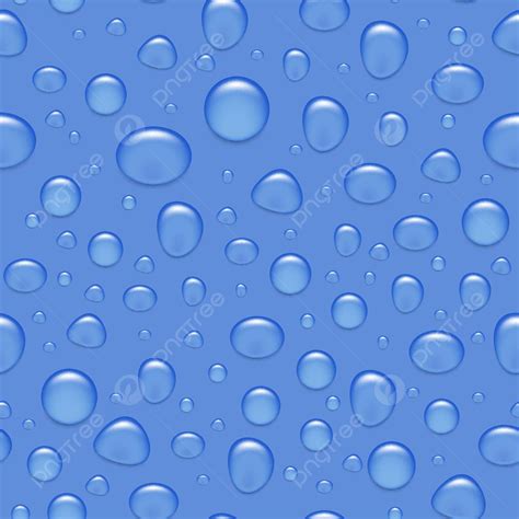 Realistic Water Droplets On Glassa Seamless Vector Background Vector