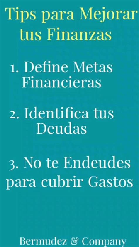 Los 3 Mejores Tips Para Mejorar Tus Finanzas