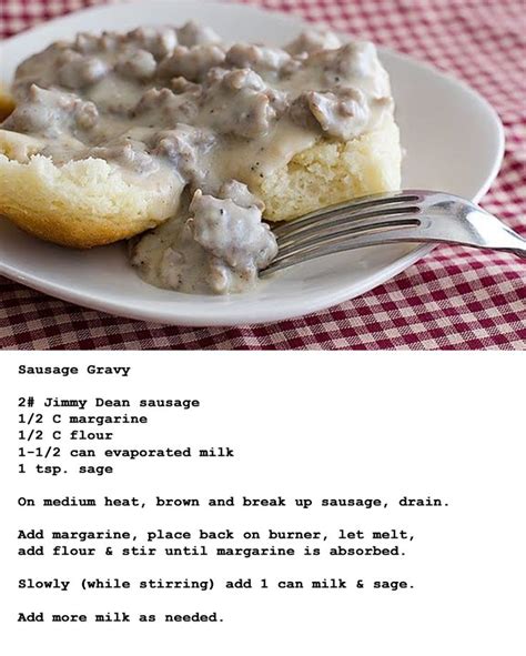 Sausage Gravy | Sausage gravy, Condensed milk recipes, Gravy recipes