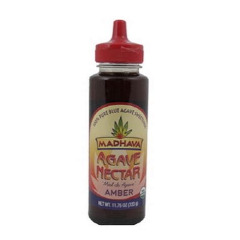 Madhava Org Agave Nectar Amber Hana Food Distributors Inc Organic
