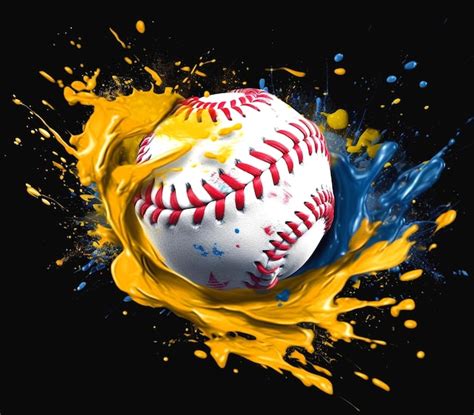 Premium Ai Image Design Of Baseball