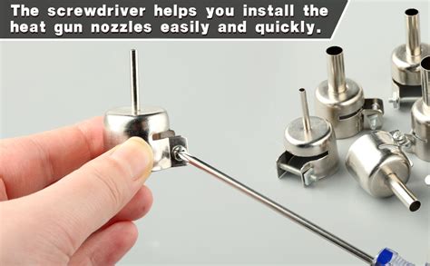 LEONTOOL Pcs Heat Gun Nozzle Kits For Air Pump Type Hot Air Soldering Station Repair Tools