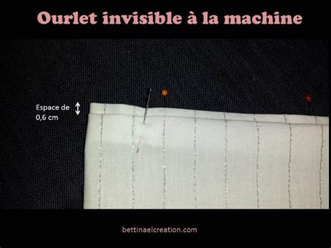 Diy Mon Premier Ourlet Invisible La Machine Coudre Bettinael