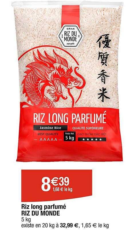 Promo Riz Long Parfumé Riz Du Monde chez Cora iCatalogue fr