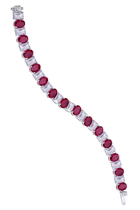 Buy Diosa Jewels Swarovski Zirconia Tennis Bracelet Online Aza Fashions