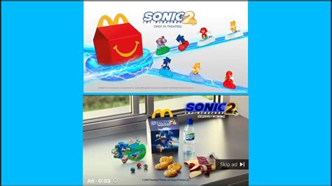 Mcdonalds Sonic The Hedgehog 2 Commercial Side By Side Comparison Usa