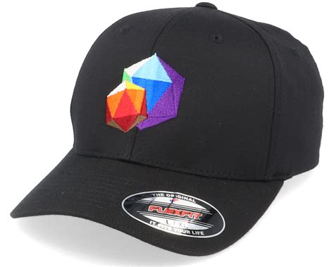 Double D20 Black Flexfit Gamerz Cap