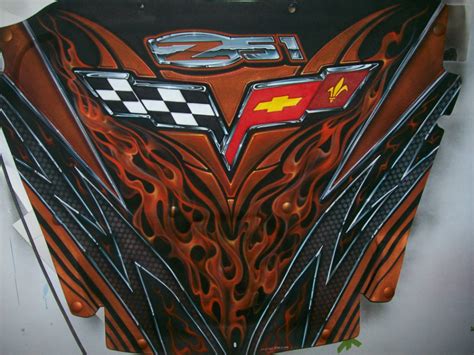 Hood Liners Gallery Airbrush Incorporated Inc Custom Airbrushed