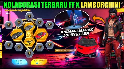 BOCORAN FFEVENT BUNDLE FF TERBARU EVENT KOLABORASI FF X LAMBORGHINI