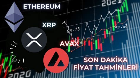 Son Dakika Ethereum Xrp Ve Avax Fiyat Tahminleri Youtube