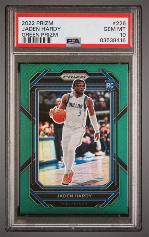 Jaden Hardy 2022 Prizm 226 Green PSA 10 Price Guide Sports Card Investor