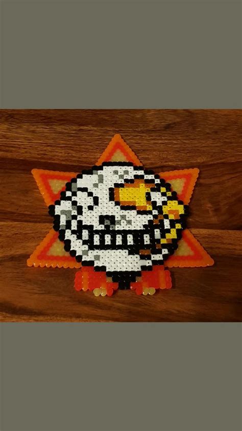 Sun Moon Perler Bead Security Breach Fnaf Diy Perler Bead Crafts Perler