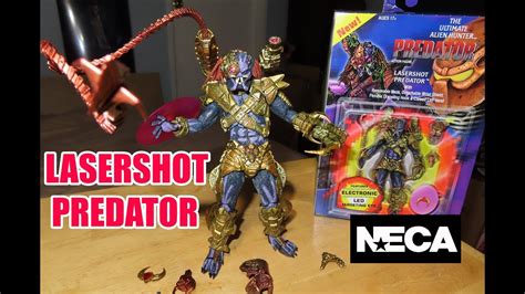 Neca Lasershot Predator Ultimate Kenner Tribute Figure Unboxing And Review Youtube