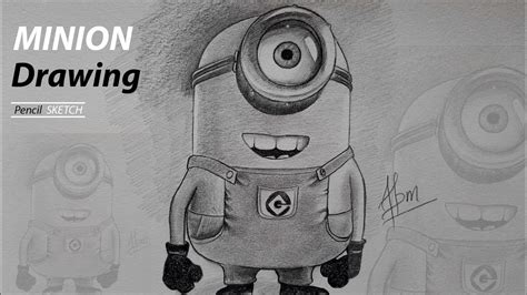 How To Draw Minion Despicable Me 3 Pencil Sketch Step By Step