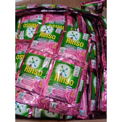 Jual Rinso Detergent Cair Anti Noda Molto Sachet 18ml Isi 12