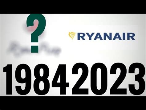 Ewolucja Loga Ryanair 1984 2023 YouTube