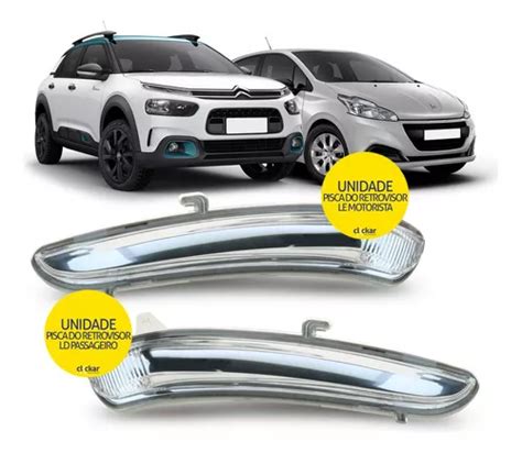 Pisca Retrovisor Citroen C Cactus Esquerdo Frete Gr Tis