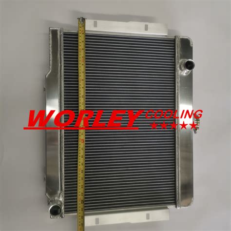 Vic For Jeep Cj Cj Cj V Chevy Engine Aluminum Radiator