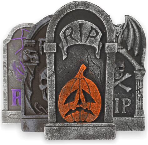 Mijoma Set Di Decorazioni Per Cimitero Di Halloween Pietre Tombali