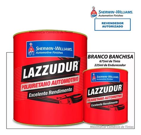 Tinta Pu Branco Real Lazzuril Alto Brilho 900ml