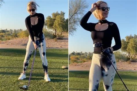 Paige Spiranac Jokes About Her Low Cut Tops In 2021 Kickoff