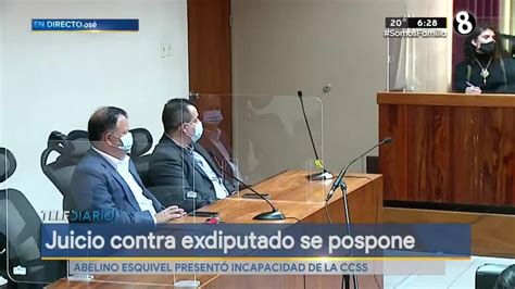 Juicio Contra Exdiputado Abelino Esquivel Pospuesto Por Incapacidad