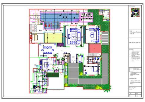 003 - Ground Floor Swimming Pool Plan | PDF