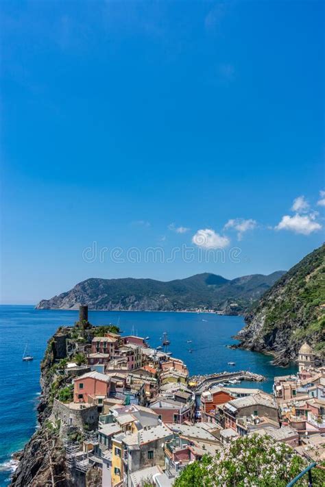 Vernazza Cinque Terre Italy June The Townscape And