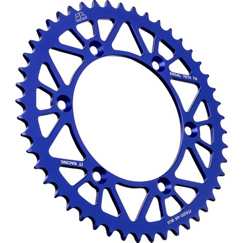 Couronne Jt Sprockets Dents Alu Bleu Ultra Light Anti Boue Pas