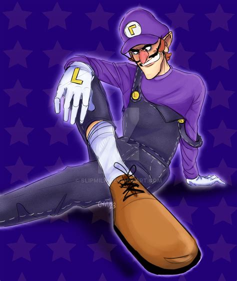 Waluigi (COMMISSION) by slipmilk on DeviantArt