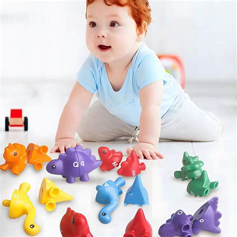 13pcs Matching Game Toys Dinosaur Shape Matching Toy Kids English