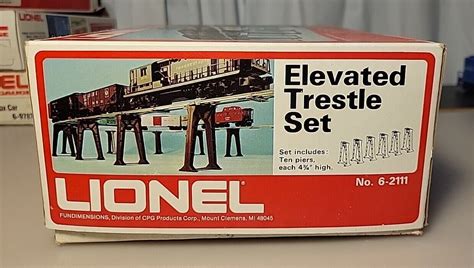 LIONEL ELEVATED TRESTLE SET 6 2111 NEW EBay