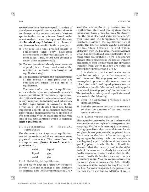 Solution Chemistry Equlibrium Factors Affecting Chemical Equilibrium